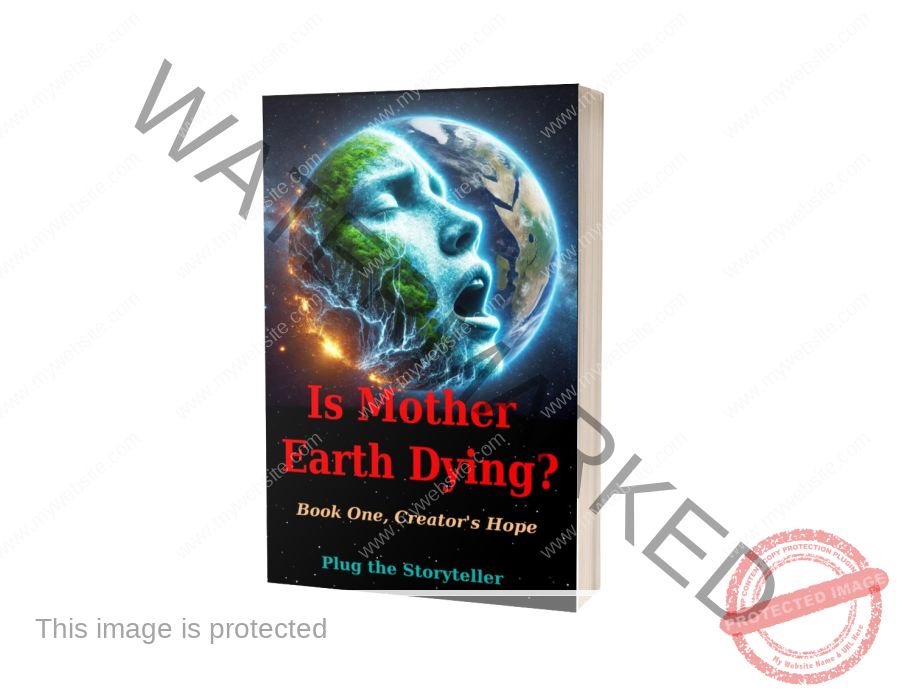 Is Mother Earth Dying? - A fictional Work. Book cover.